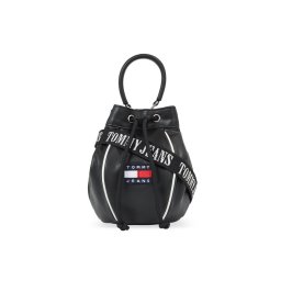 Tommy Jeans Táska Tjw Heritage Bucket Bag AW0AW15437 Fekete