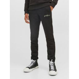 Jack&Jones Junior Melegítő alsó 12237173 Fekete Comfort Fit