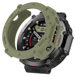 TPU HALF BURKOLAT Amazfit T-Rex Ultra sötétzöld borítása