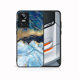 PROTEMIO MY ART Védőhuzat Realme GT Neo 3 BLUE MARBLE (141)