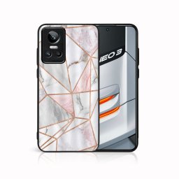 PROTEMIO MY ART Védőhuzat Realme GT Neo 3 PINK MARBLE (143)