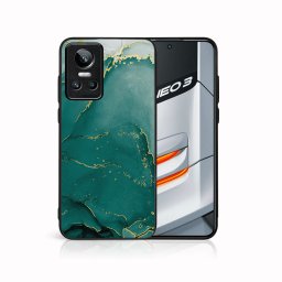 PROTEMIO MY ART Védőhuzat Realme GT Neo 3 GREEN MARBLE (145)