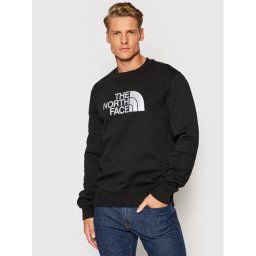 The North Face Pulóver Drew Peak Crew NF0A4SVR Fekete Regular Fit