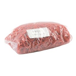 Gumigyűrű 60/1 mm piros cca. 2100 db/kg