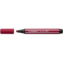 STABILO Filctoll, 1-5 mm, vágott hegy, STABILO "Pen 68 MAX", bordó