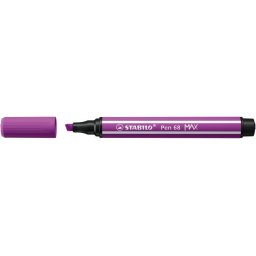STABILO Filctoll, 1-5 mm, vágott hegy, STABILO "Pen 68 MAX", lila