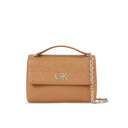 Calvin Klein Táska Re-Lock Ew Conv Crossbody-Emb K60K611533 Barna