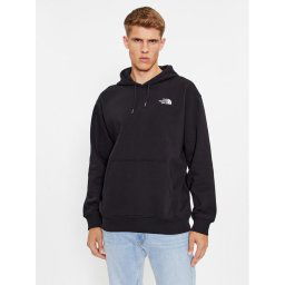 The North Face Pulóver Essential NF0A7ZJ9 Fekete Regular Fit