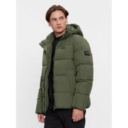 Calvin Klein Pehelykabát Crinkle K10K110336 Zöld Regular Fit
