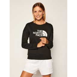 The North Face Pulóver Drew Peak Crew NF0A3S4G Fekete Regular Fit
