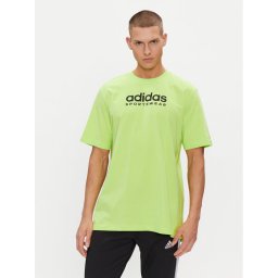 adidas Póló All SZN Graphic IJ9433 Sárga Loose Fit