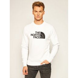 The North Face Pulóver Drew Peak Crew NF0A4SVR Fehér Regular Fit