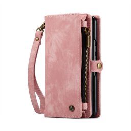 WALLET Védőtakaró pénztárcával 2 az 1-ben a Google Pixel Fold rózsaszínhez
