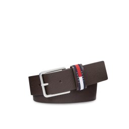 Tommy Jeans Férfi öv Tjm Elevated Leather 4.0 AM0AM11675 Barna