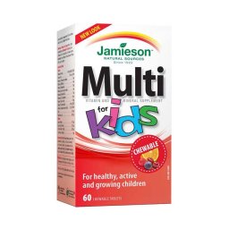 Jamieson Multi Kids multivitamin szájban oldódó tabletta gyerekeknek 60x