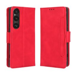 SLOT Pénztárca borító Sony Xperia 1 V piros