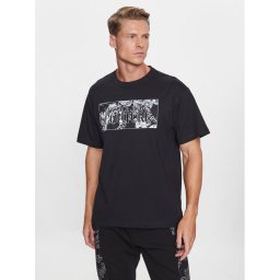 Versace Jeans Couture Póló 75GAHE01 Fekete Regular Fit