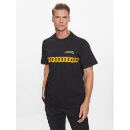 Versace Jeans Couture Póló 75GAHF02 Fekete Regular Fit