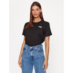 The North Face Póló Foundation Graphic NF0A86XN Fekete Regular Fit