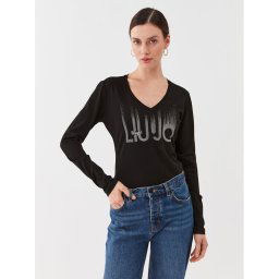 Liu Jo Blúz MF3269 J5923 Fekete Regular Fit