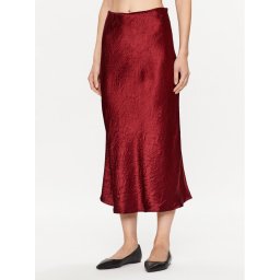 Max Mara Leisure Midi szoknya Alessio 2331060136 Bordó Regular Fit