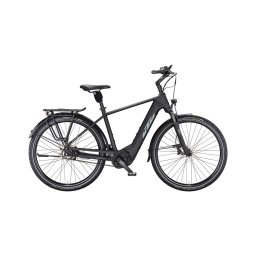 KTM MACINA CITY 610 BELT 2023 férfi E-bike black matt (grey+silver) 60cm