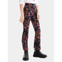 Desigual Szövet nadrág 23WGKK03 Fekete Regular Fit