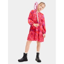 Desigual Elegáns ruha 23WGVW03 Piros Regular Fit