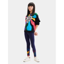 Desigual Leggings 23WGKK01 Kék Regular Fit