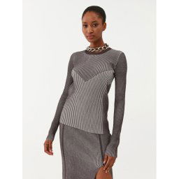 Patrizia Pepe Sweater 8K0165/K123-J3S6 Szürke Slim Fit