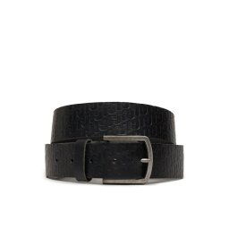 Jack&Jones Férfi öv Monogram 12242937 Fekete
