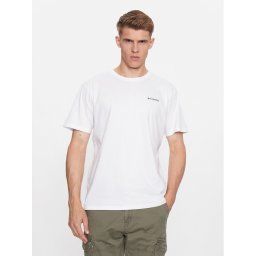Columbia Póló North Cascades™ Short Sleeve Tee Fehér Regular Fit