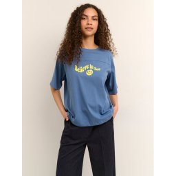 Karen by Simonsen Póló Georgia 10104192 Kék Casual Fit