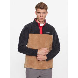 Columbia Polár kabát Steens Mountain™ Half Snap Barna Regular Fit