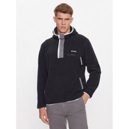 Columbia Polár kabát Helvetia™ Hoodie Fekete Regular Fit