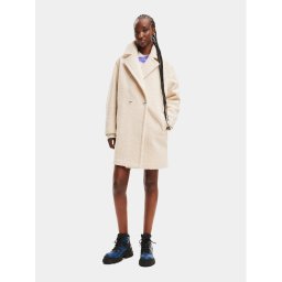 Desigual Átmeneti kabát 23WWEW21 Ekru Comfort Fit