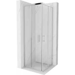 Mexen Rio Zuhanykabin Toló ajtóval 70 x 70 cm, átlátszó üveg, króm - 860-070-070-01-00 Toló ajtós