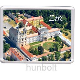 Zirci Apátság hűtőmágnes (műanyag keretes)
