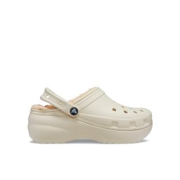 Crocs Papucs Crocs Classic Platform Lined Clog W 207938 Bézs