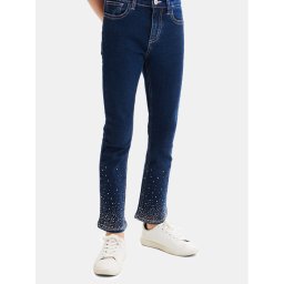 Desigual Farmer 23WGDD03 Kék Regular Fit