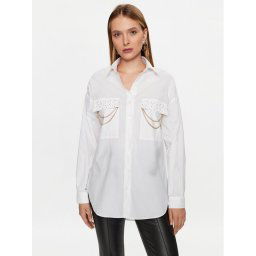 Liu Jo Ing WF3104 T3246 Fehér Relaxed Fit