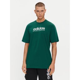 adidas Póló All SZN Graphic IJ9434 Zöld Loose Fit