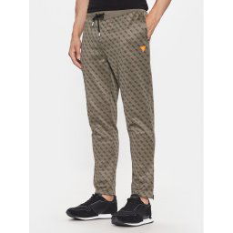 Guess Szövet nadrág Z2BB05 FL04Q Barna Regular Fit