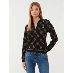 Liu Jo Sweater Maglia TF3196 MA63L Fekete Regular Fit