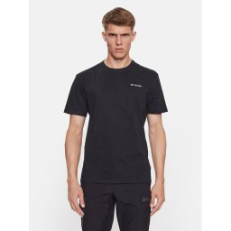 Columbia Póló North Cascades™ Short Sleeve Tee Fekete Regular Fit