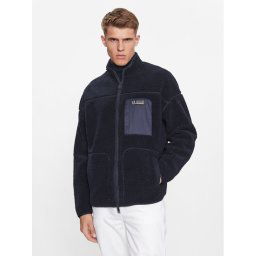 Armani Exchange Polár kabát 6RZMJD ZJDLZ 1510 Sötétkék Regular Fit
