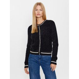 Liu Jo Sport Kardigán TF3225 MA85N Fekete Regular Fit