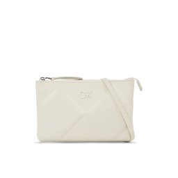 Calvin Klein Táska Re-Lock Quilt Crossbody K60K611042 Ekru