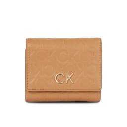 Calvin Klein Női pénztárca Re-Lock Trifold Xs Emb K60K611321 Barna