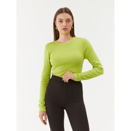 Vero Moda Blúz Roma 10293830 Zöld Slim Fit